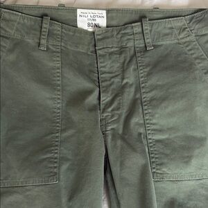 Nili Lotan women’s  Olive Cargo Pants